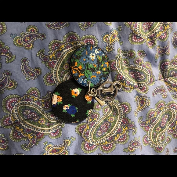 Coach Mirror Floral Bag Charm/chain - Picture 3 of 4